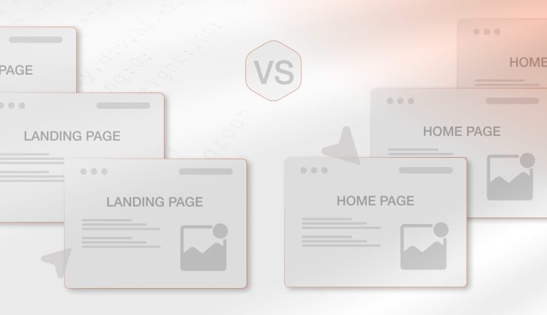 landing page