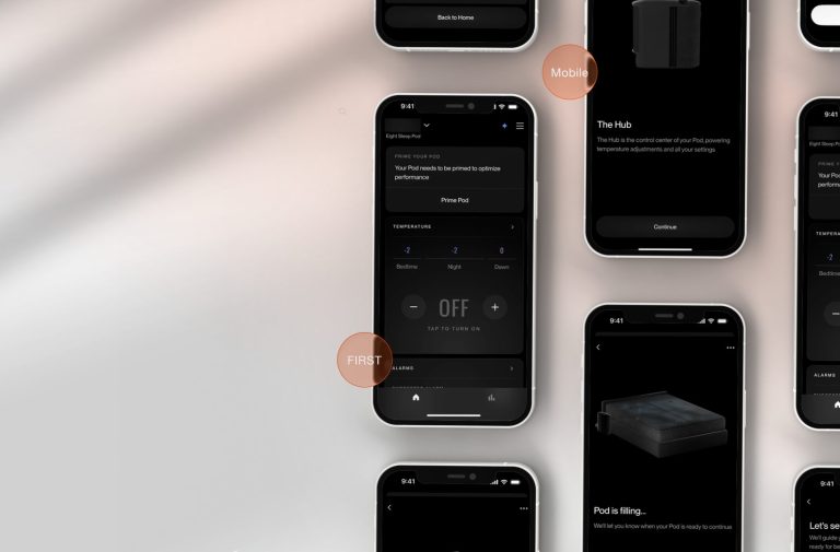 mockups on mobiles
